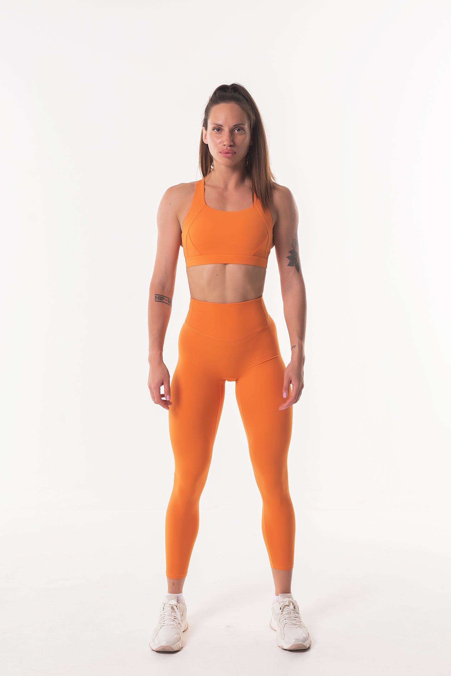 YOGAHUB Workout Sets for Women 2 Piece Outfits Strappy Sports Bra High Waist Legging Gym Sets, Control Bodycon Stretch Jumpsuit Outfits