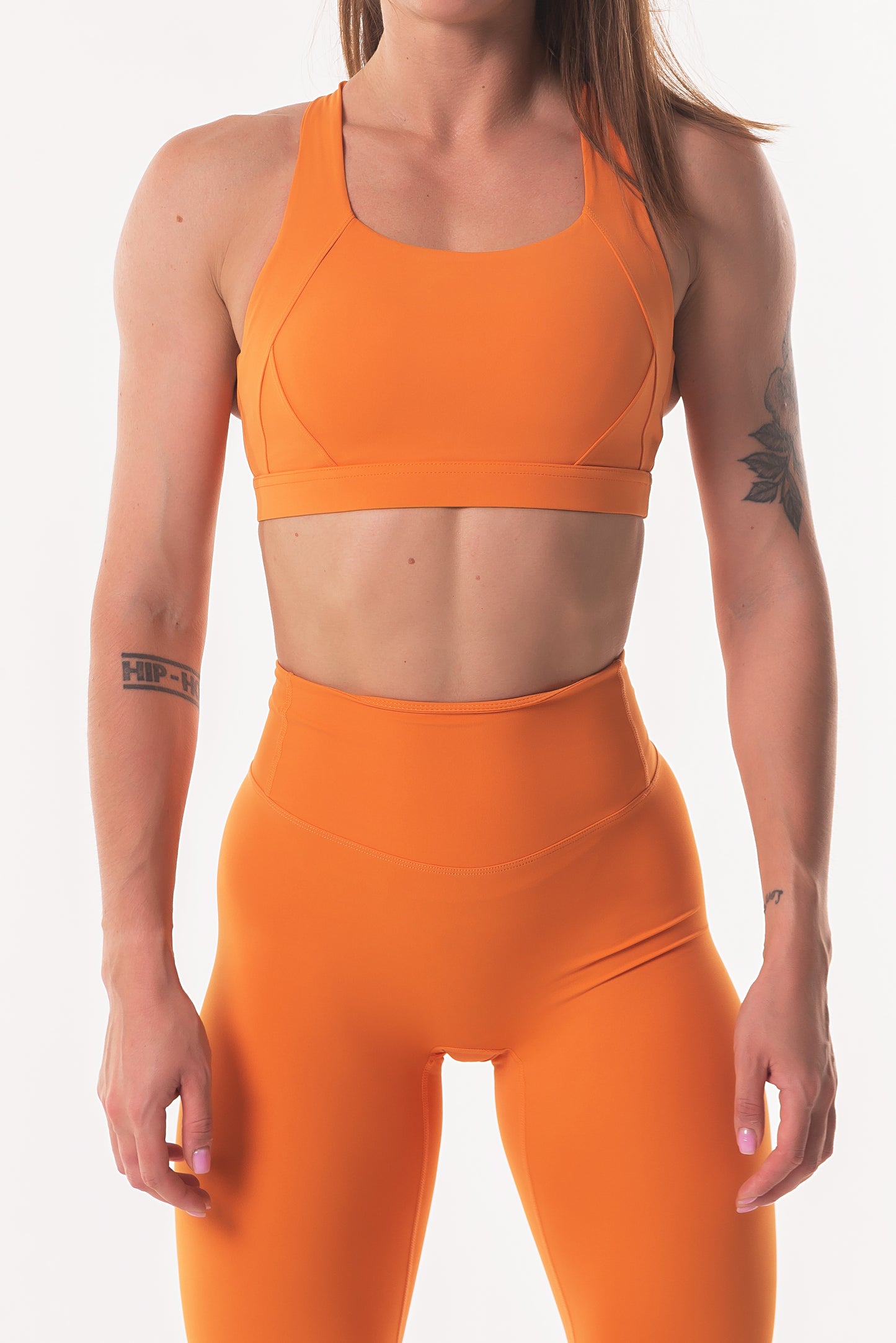 YOGAHUB Workout Sets for Women 2 Piece Outfits Strappy Sports Bra High Waist Legging Gym Sets, Control Bodycon Stretch Jumpsuit Outfits